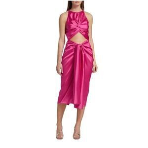ANDREA IYAMAH
Reni Satin Midi-Dress